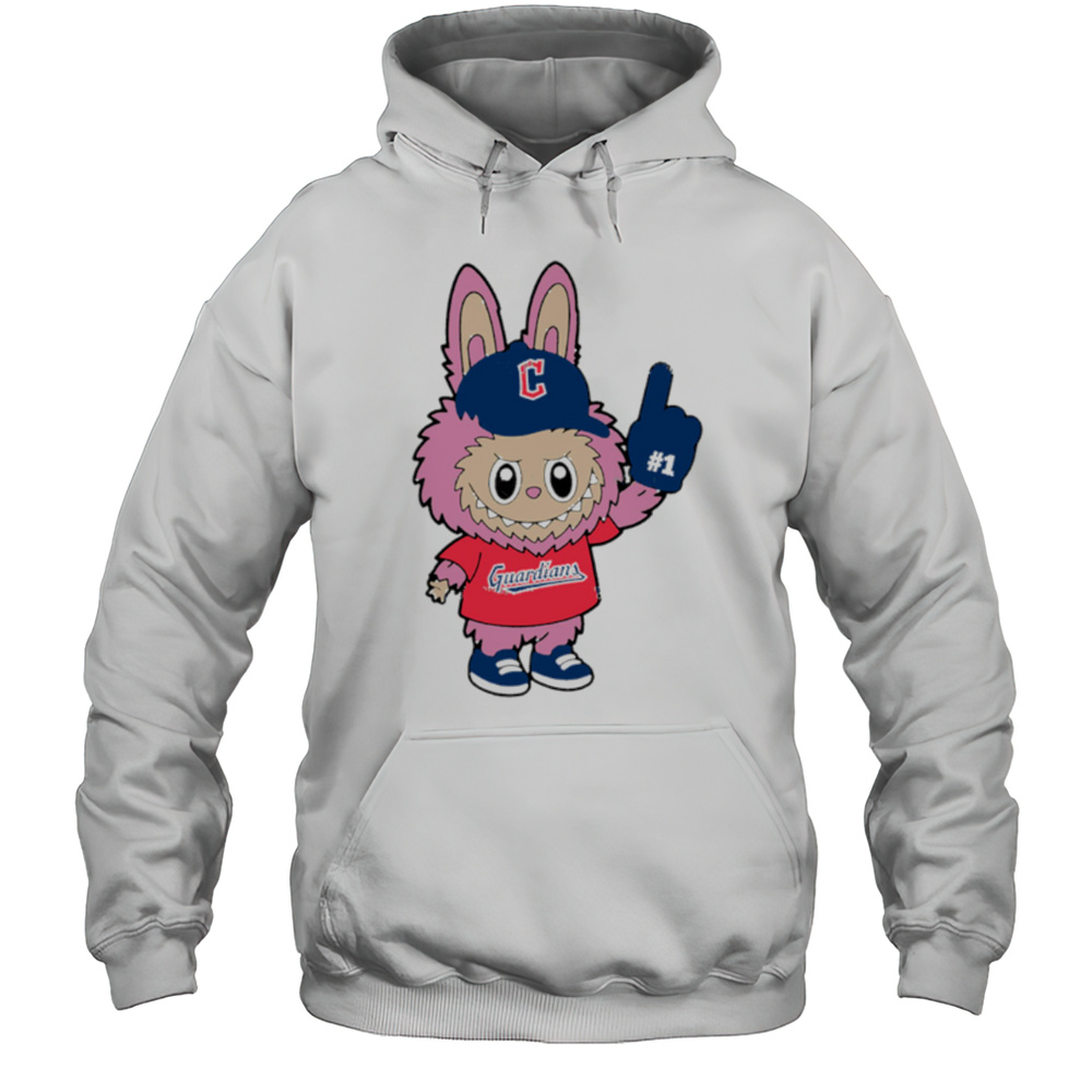 Pink Labubu Cleveland Guardians Labubu MLB Baseball Shirt Unisex Hoodie