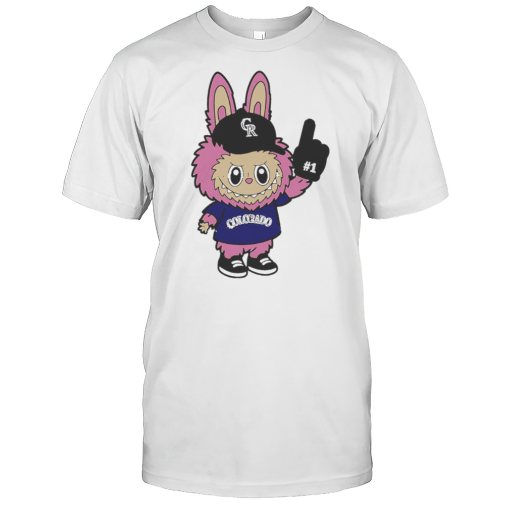 Pink Labubu Colorado Rockies Labubu MLB Baseball Shirt