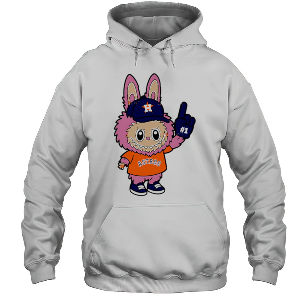 Pink Labubu Houston Astros Labubu MLB Baseball Shirt Unisex Hoodie
