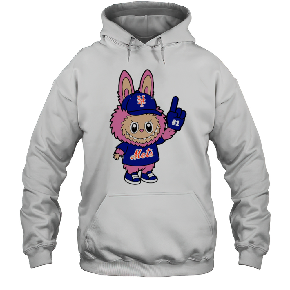 Pink Labubu New York Mets Labubu MLB Baseball Shirt Unisex Hoodie