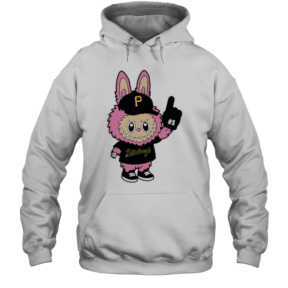 Pink Labubu Pittsburgh Pirates Labubu MLB Baseball Shirt Unisex Hoodie