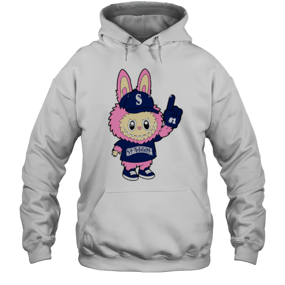 Pink Labubu Seattle Mariners Labubu MLB Baseball Shirt Unisex Hoodie