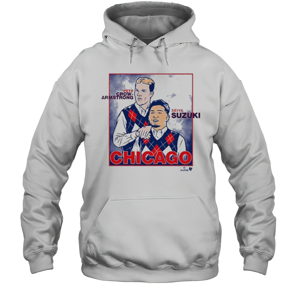 Seiya Suzuki And Pete Crow Armstrong Family Portrait T Shirt Unisex Hoodie