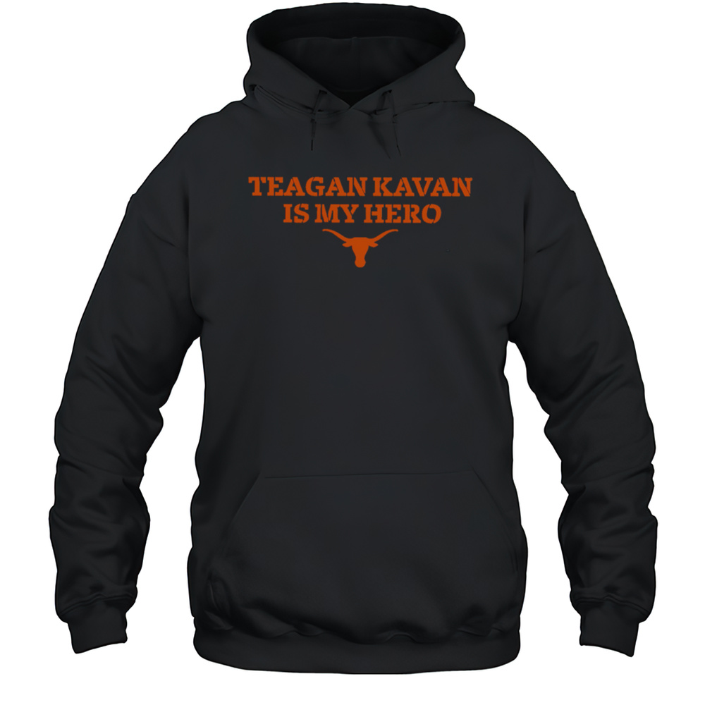 Texas Softball Teagan Kavan Is My Hero Shirt Unisex Hoodie