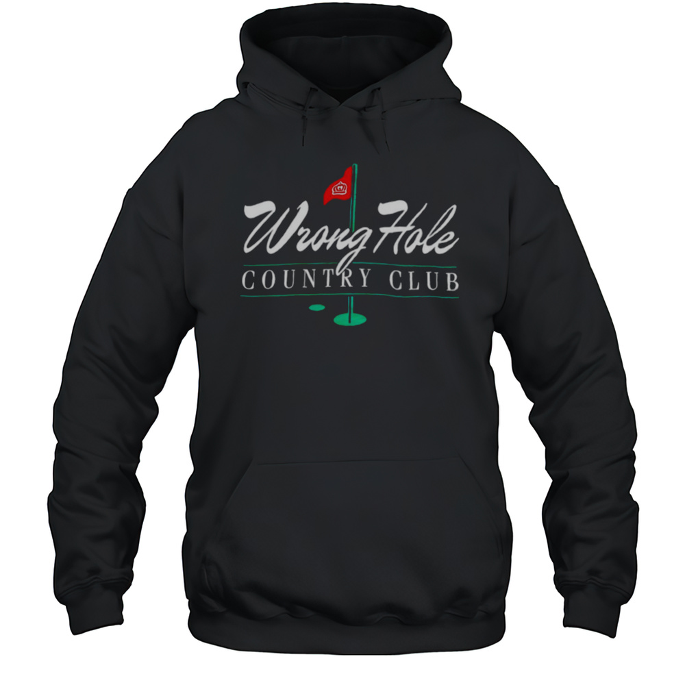 Wrong Hole Country Club Golf Shirt Unisex Hoodie