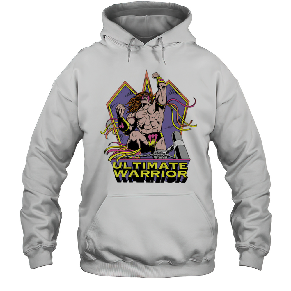 WWE Ultimate Warrior Retro Vector Shirt Unisex Hoodie