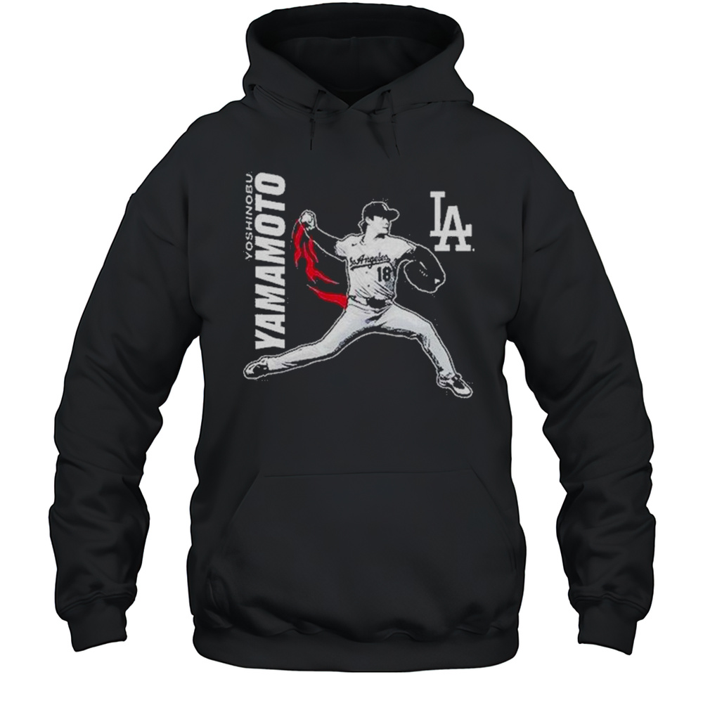 Yoshinobu Yamamoto Los Angeles Dodgers Player Shirt Unisex Hoodie