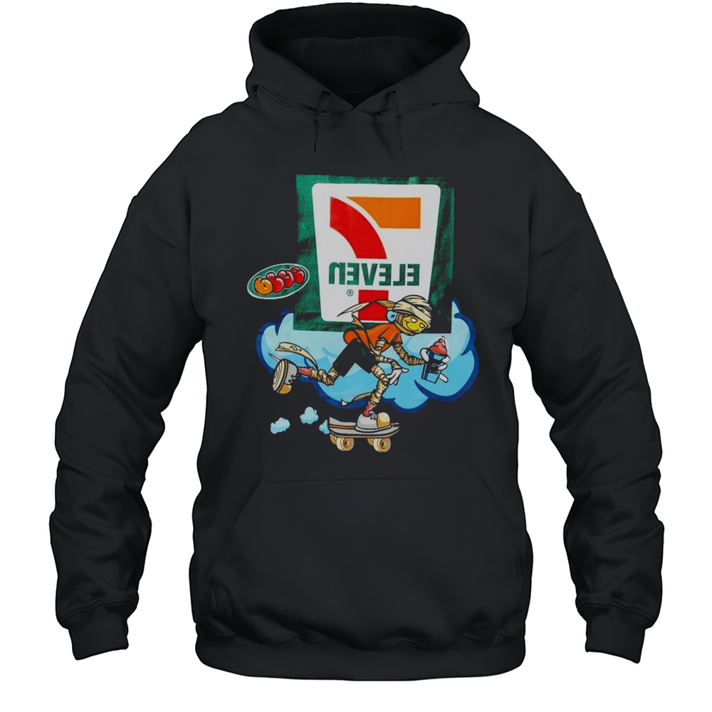 7-Eleven X Blue The Great Mummy T-shirt Unisex Hoodie
