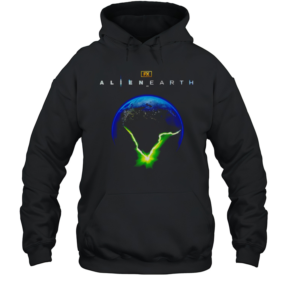 Alien Earth Cracked Earth Shirt Unisex Hoodie