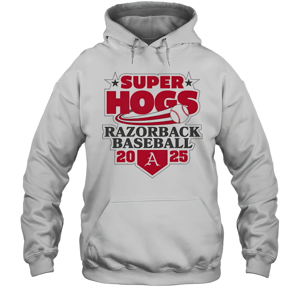 Arkansas 2025 Baseball Super Regional Shirt Unisex Hoodie