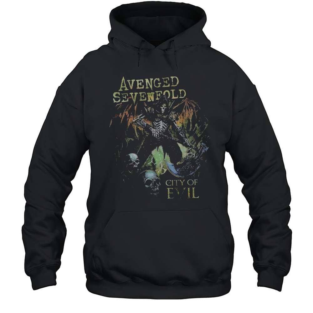 Avenged Sevenfold City Of Evil 20th Anniversary Evil Never Die Shirt Unisex Hoodie