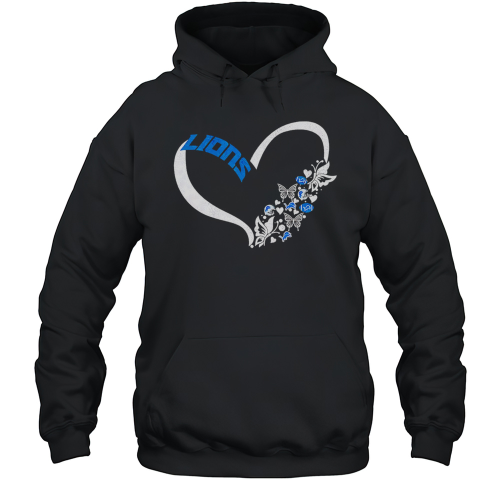 Butterflies In My Stomach Detroit Lions NFL Shirt Unisex Hoodie