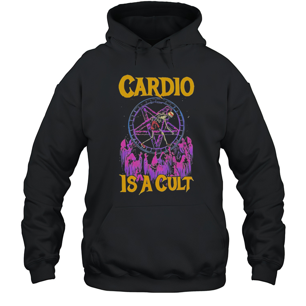 Cardio Is A Cult Yellow Shirt Unisex Hoodie