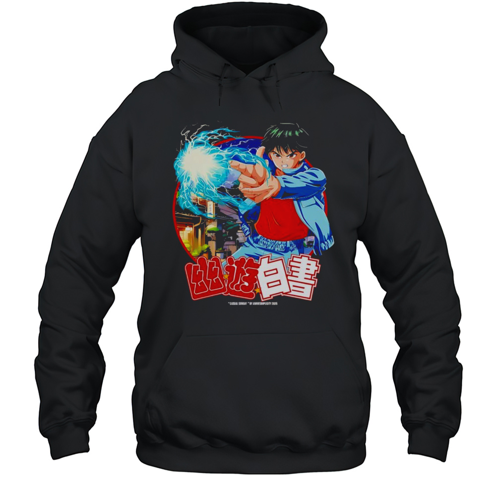 Casual Sunday Yu Yu Hakusho Shirt Unisex Hoodie