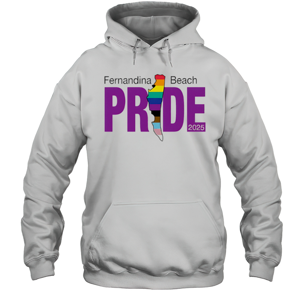 Fernandina Beach Pride 2025 Shirt Unisex Hoodie