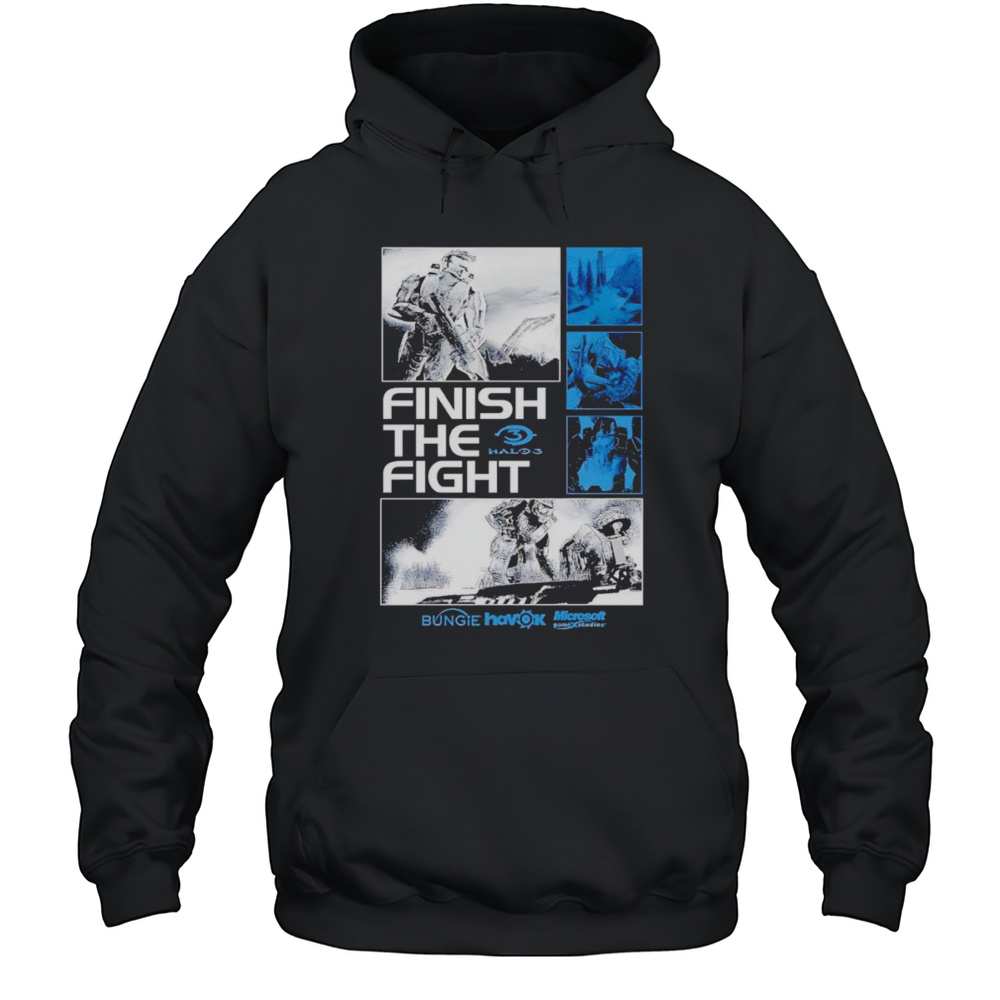 Finish The Fight Halo 3 Shirt Unisex Hoodie
