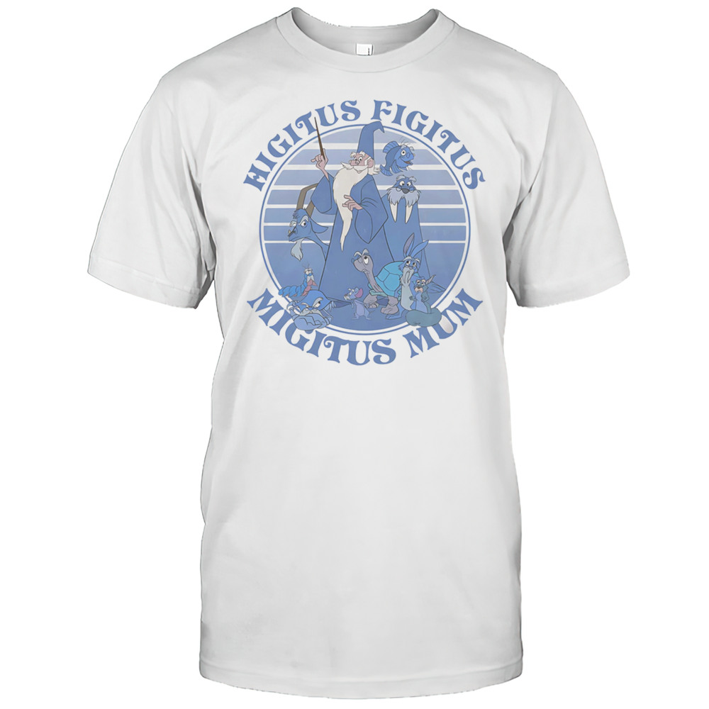 Higitus Figitus Migitus Mum Merlin Retro Shirt