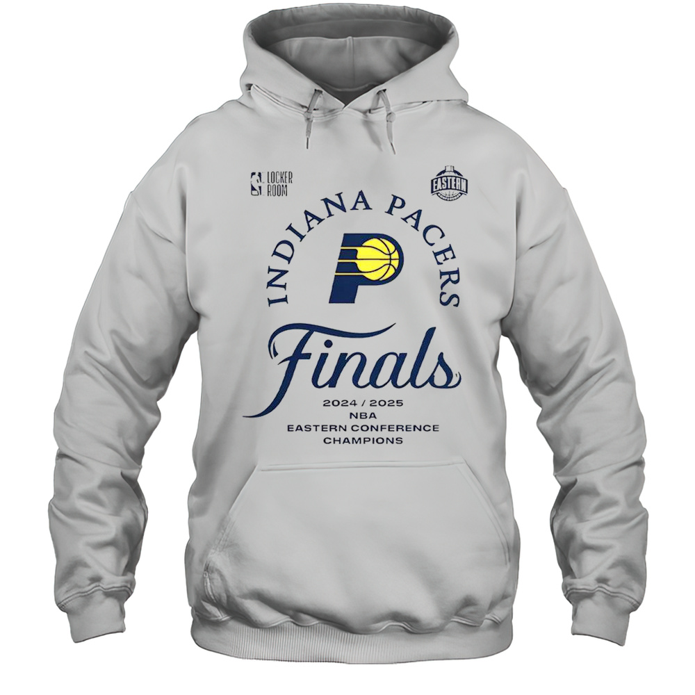 Indiana Pacers Named To 2025 Eastern Conference Champions NBA Playoffs T-Shirt Unisex Hoodie