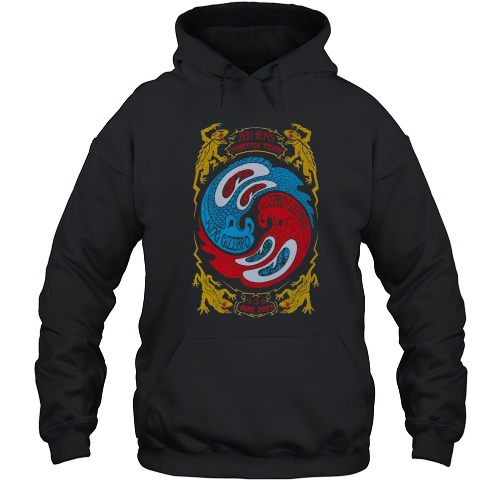 King Gizzard Lizard Wizard Athens Greece June 5 2025 T-Shirt Unisex Hoodie