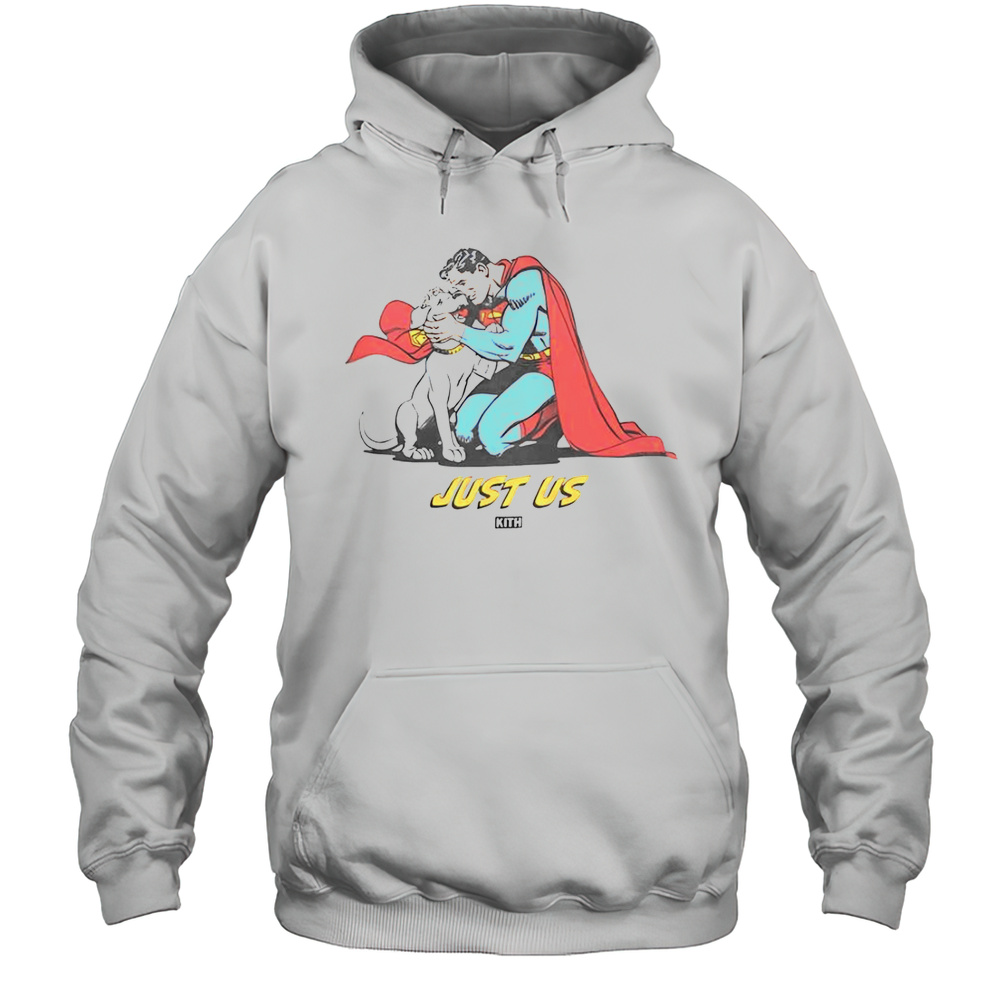 Kith X Superman Dog Just Us T-Shirt Unisex Hoodie