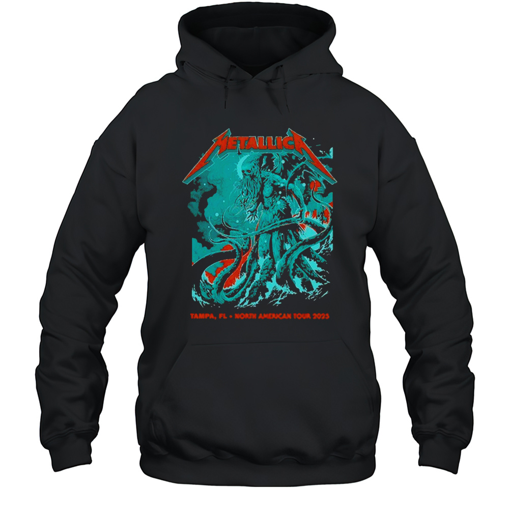 Metallica Tampa FL 2025 Raymond James Stadium M72 North American TourJune 6th 8th Shirt Unisex Hoodie