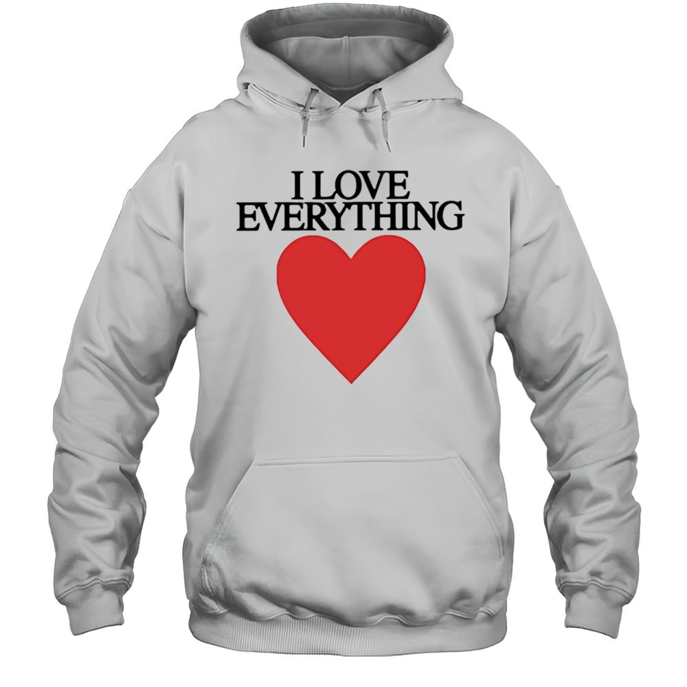 Mira Joyce I Love Everything Heart Shirt Unisex Hoodie