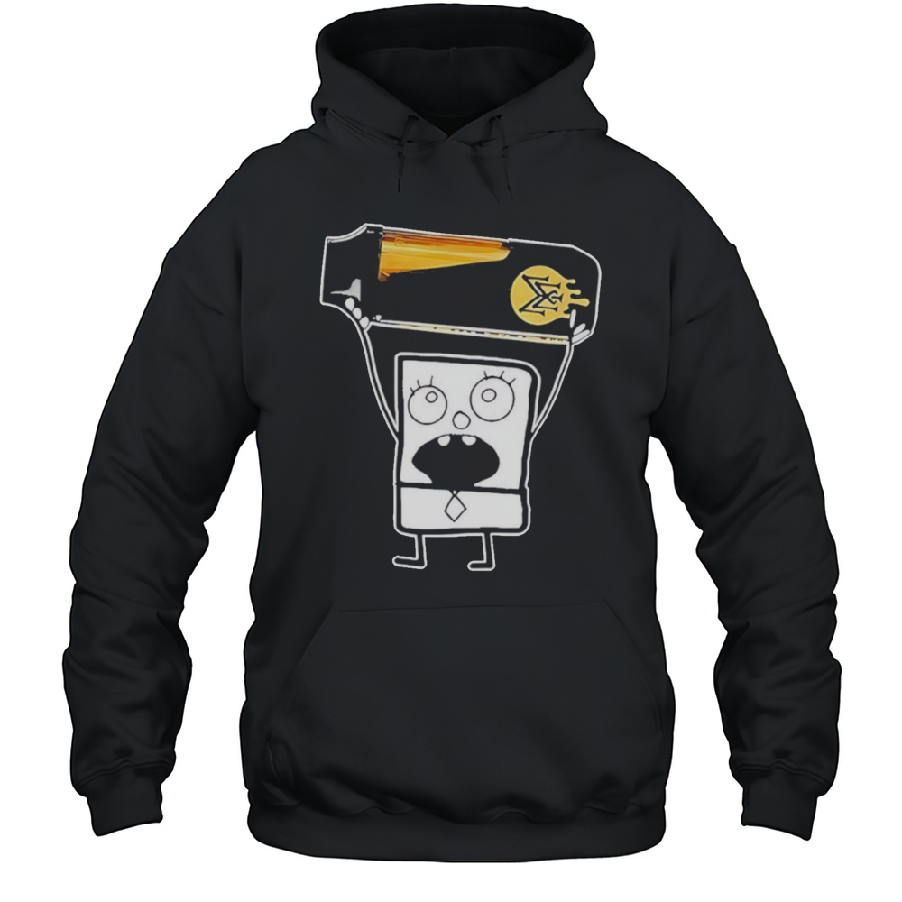 Muha Black Doodlebob Shirt Unisex Hoodie