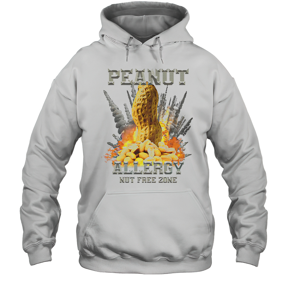 Peanut Allergy Nut Free Zone Shirt Unisex Hoodie