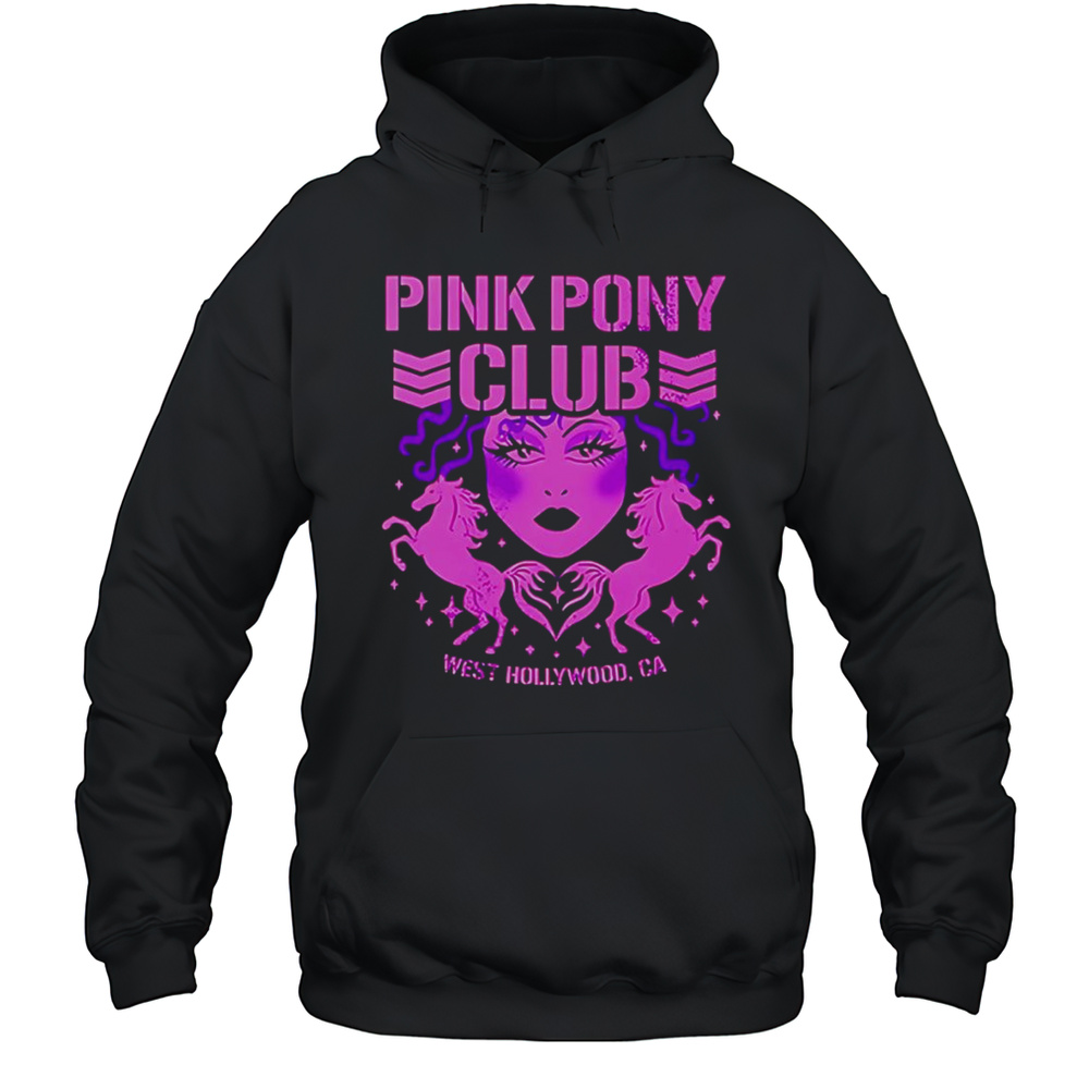 Pink Pony Club West Hollywood Ca Shirt Unisex Hoodie