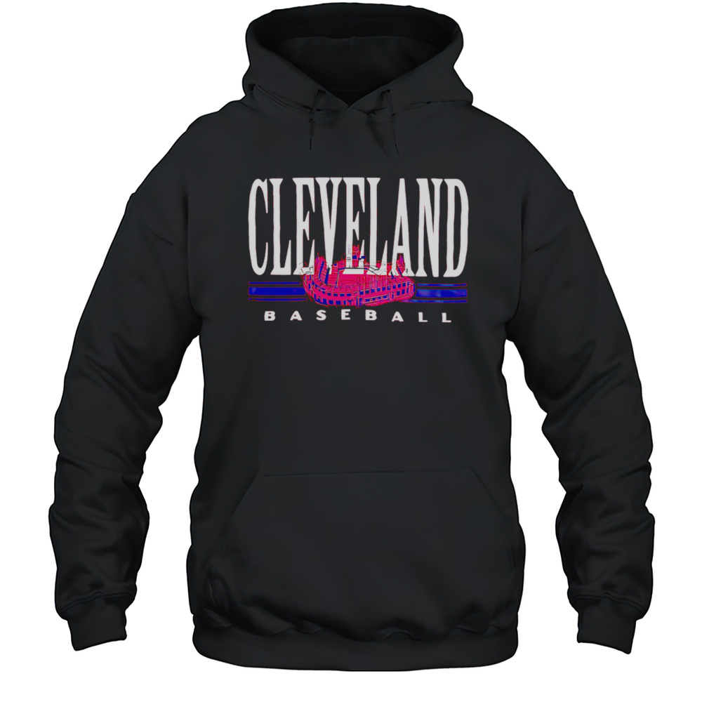 Red Cleveland Baseball Stadium Shirt Unisex Hoodie