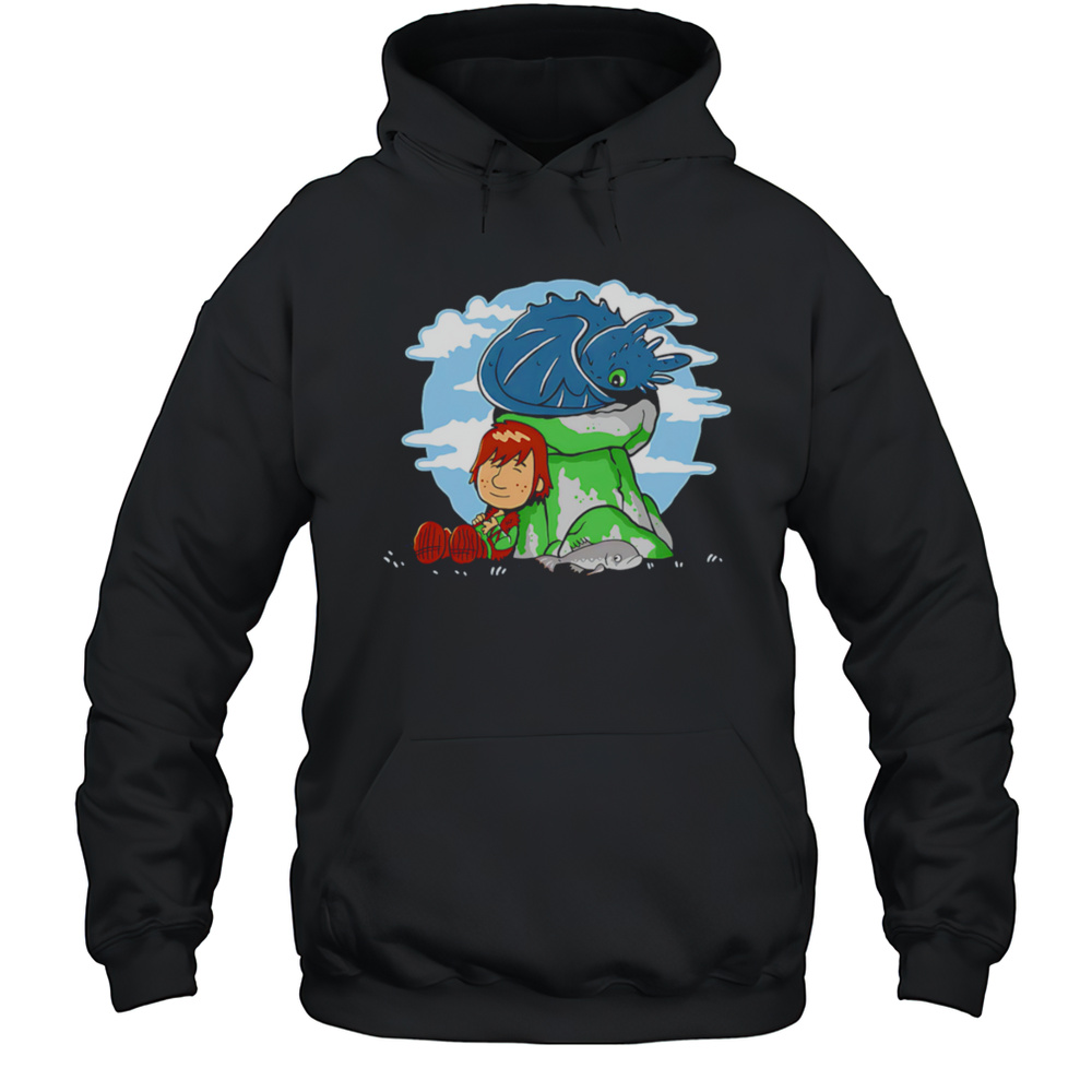 Relaxing With My Dragon Shirt Unisex Hoodie