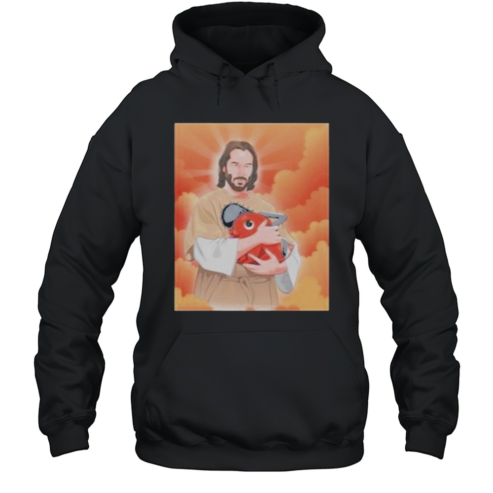 Ryan Colt Levy Keanu And Pochita Saint Wick Shirt Unisex Hoodie