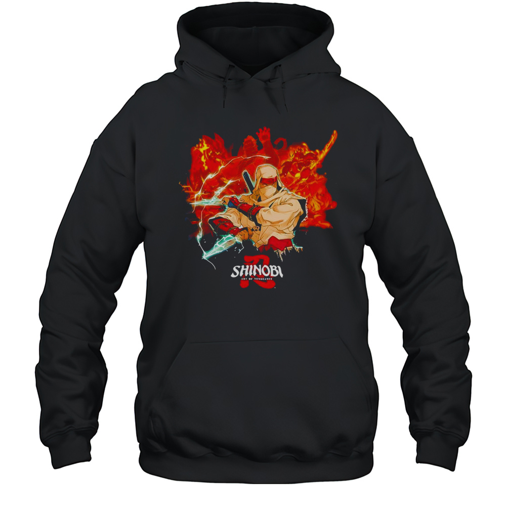 Shinobi Art Of Vengeance Joe Musashi And Enemies Shirt Unisex Hoodie
