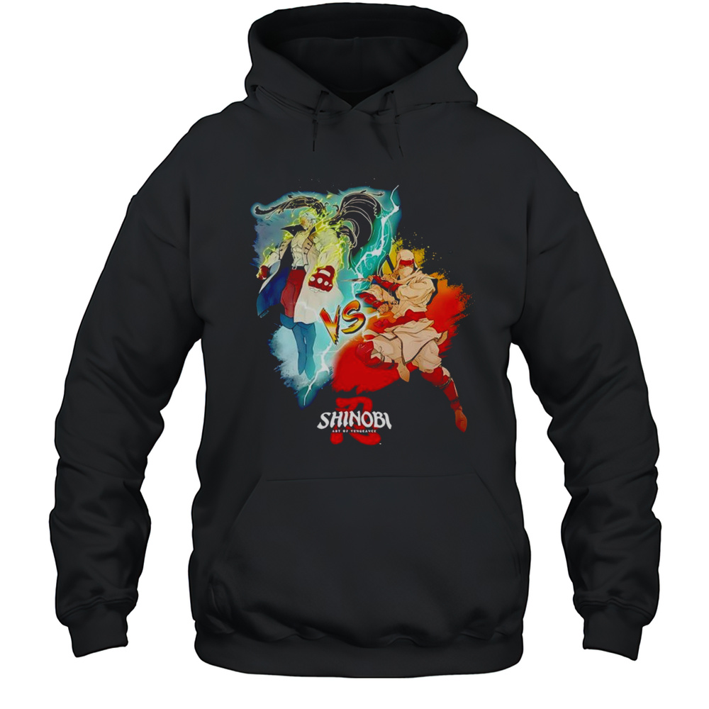 Shinobi Art Of Vengeance Lord Ruse Vs Joe Musashi Shirt Unisex Hoodie
