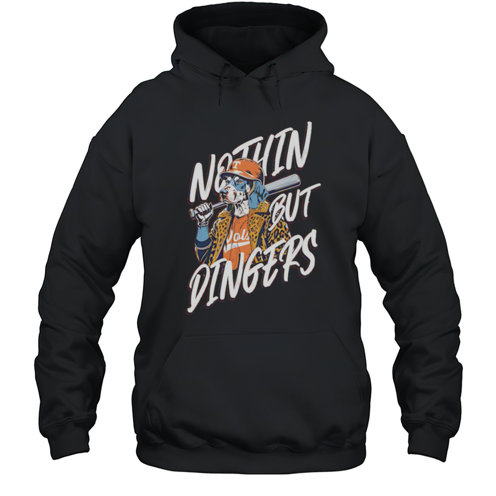 Tennessee Baseball Nothin But Dingers Dog Shirt Unisex Hoodie