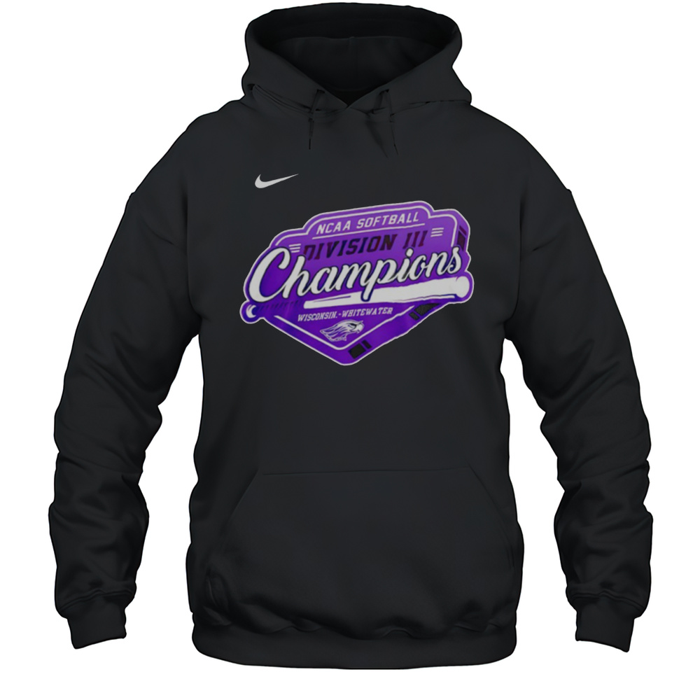 Wisconsin Whitewater Warhawks Softball NCAA Division III 2025 Champions Shirt Unisex Hoodie