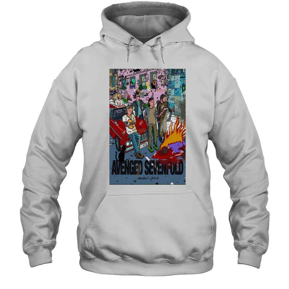 Avenged Sevenfold Life Park 2025 Event Poster Shirt Unisex Hoodie