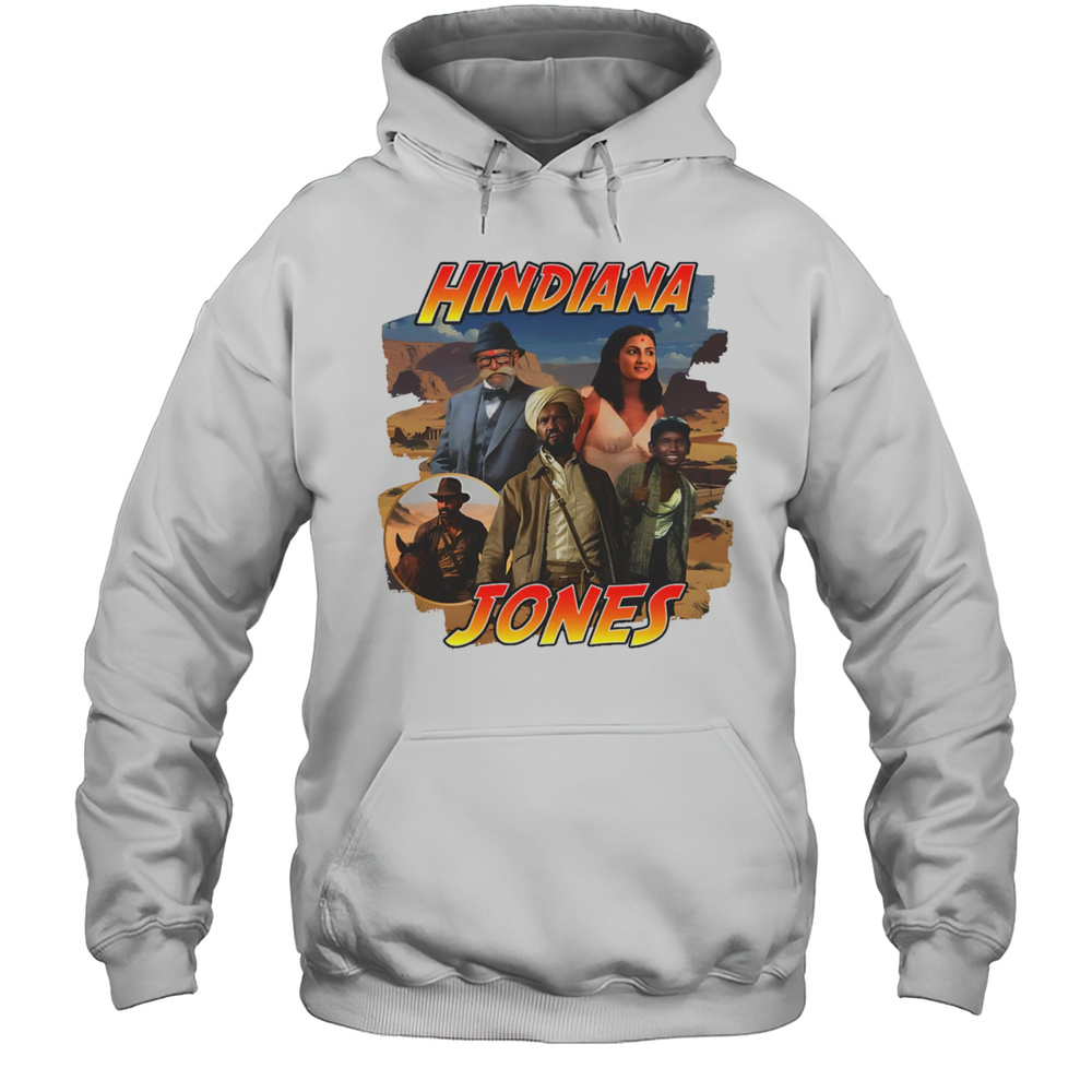 Hindiana Jones Graphic Shirt Unisex Hoodie