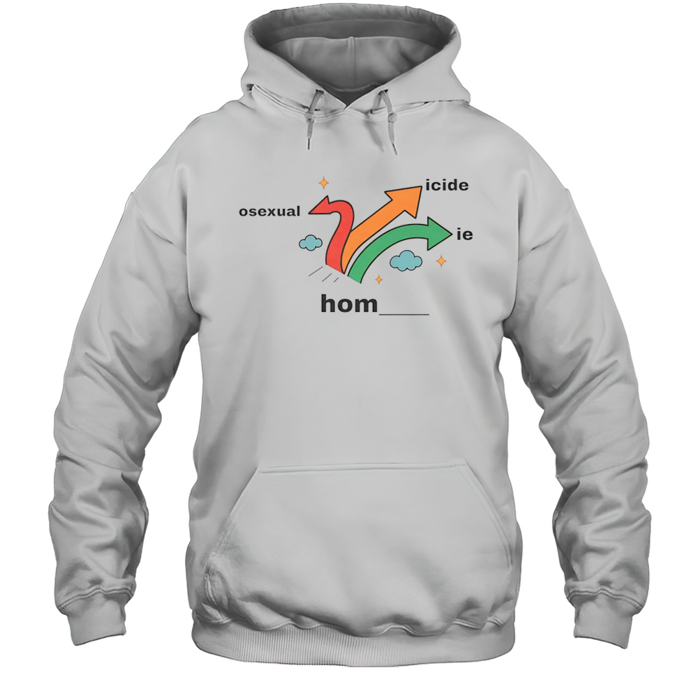 Homosexual Homicide Homie Shirt Unisex Hoodie