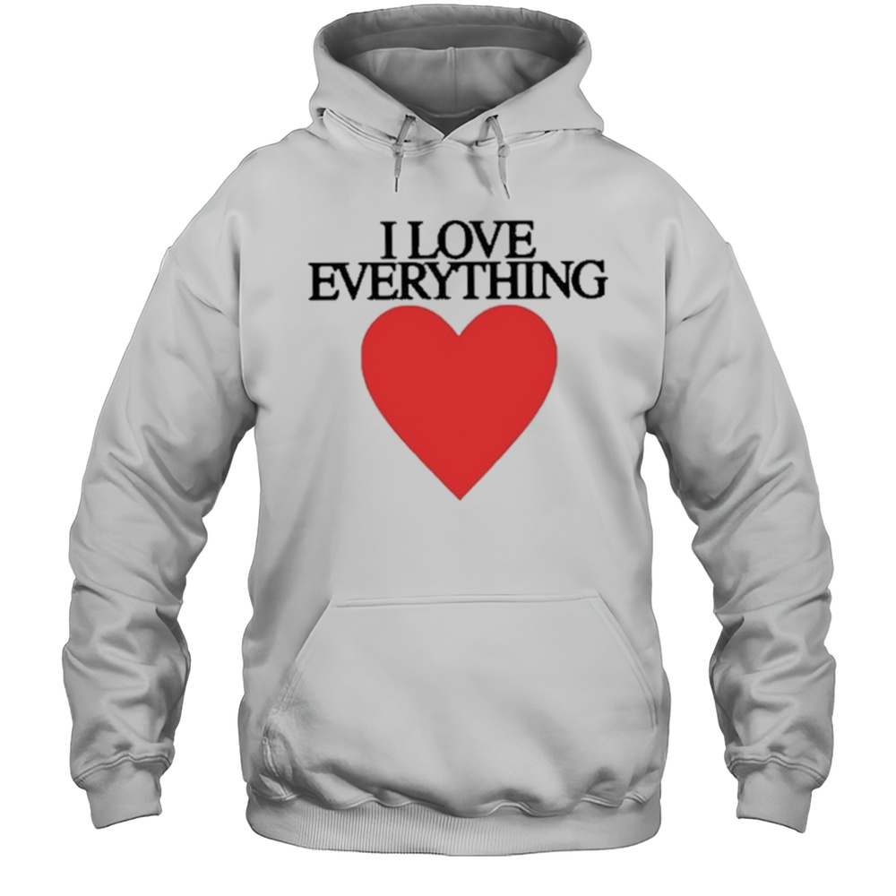Mira Joyce I Love Everything Heart Shirt Unisex Hoodie