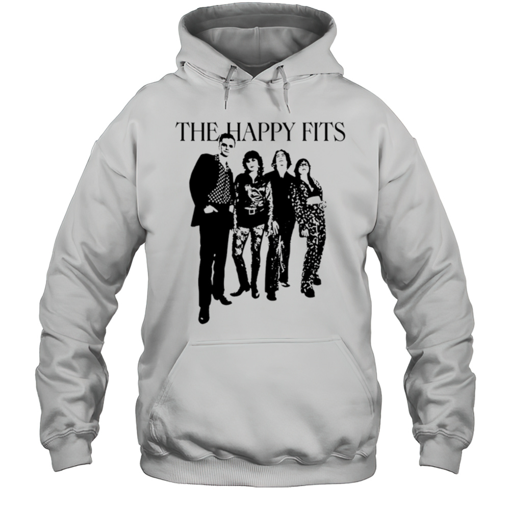 The Happy Fits Photo Invert Black White Shirt Unisex Hoodie