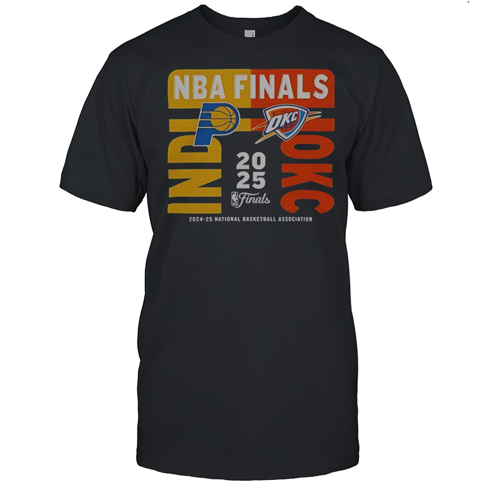 2025 NBA Finals Matchup Indiana Pacers Vs OKC Thunder T-Shirt
