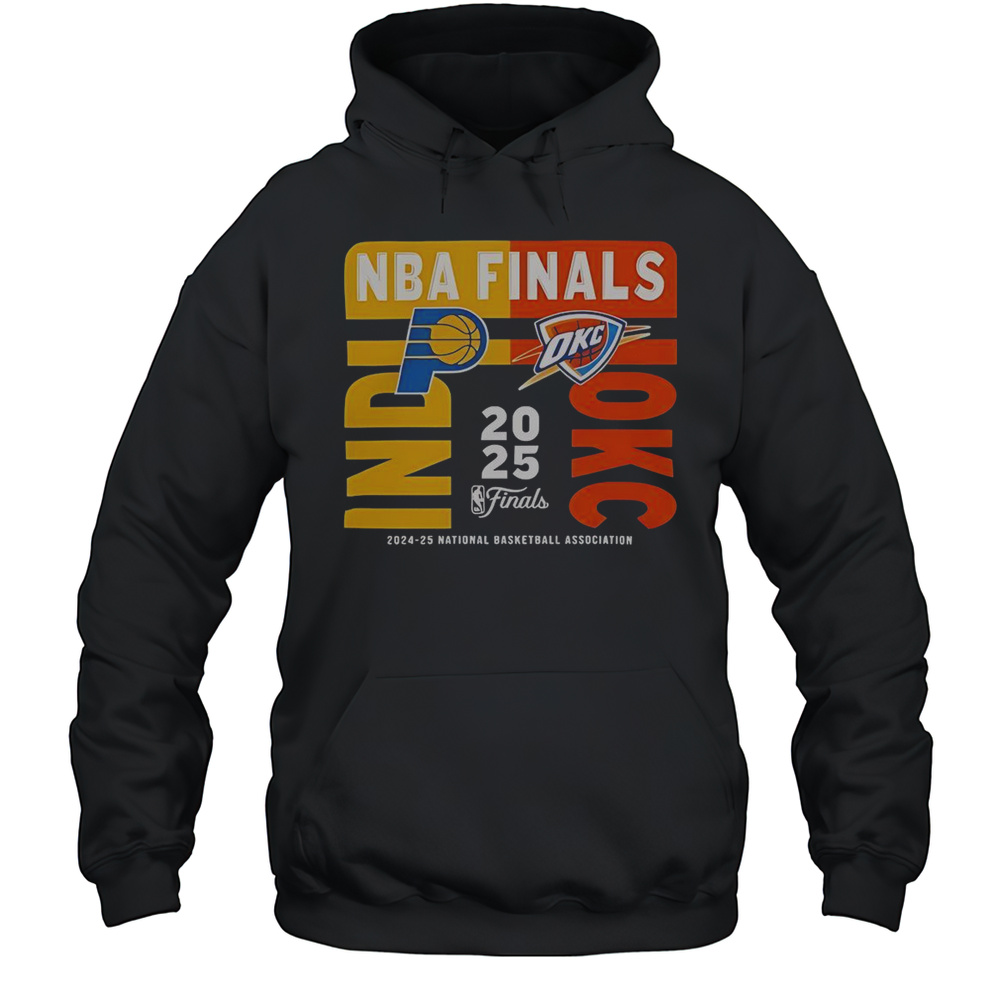 2025 NBA Finals Matchup Indiana Pacers Vs OKC Thunder T-Shirt Unisex Hoodie