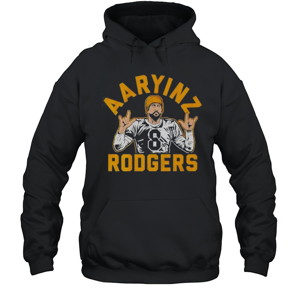 AarYinz Aaron Rodgers Pittsburgh Steelers Football Shirt Unisex Hoodie