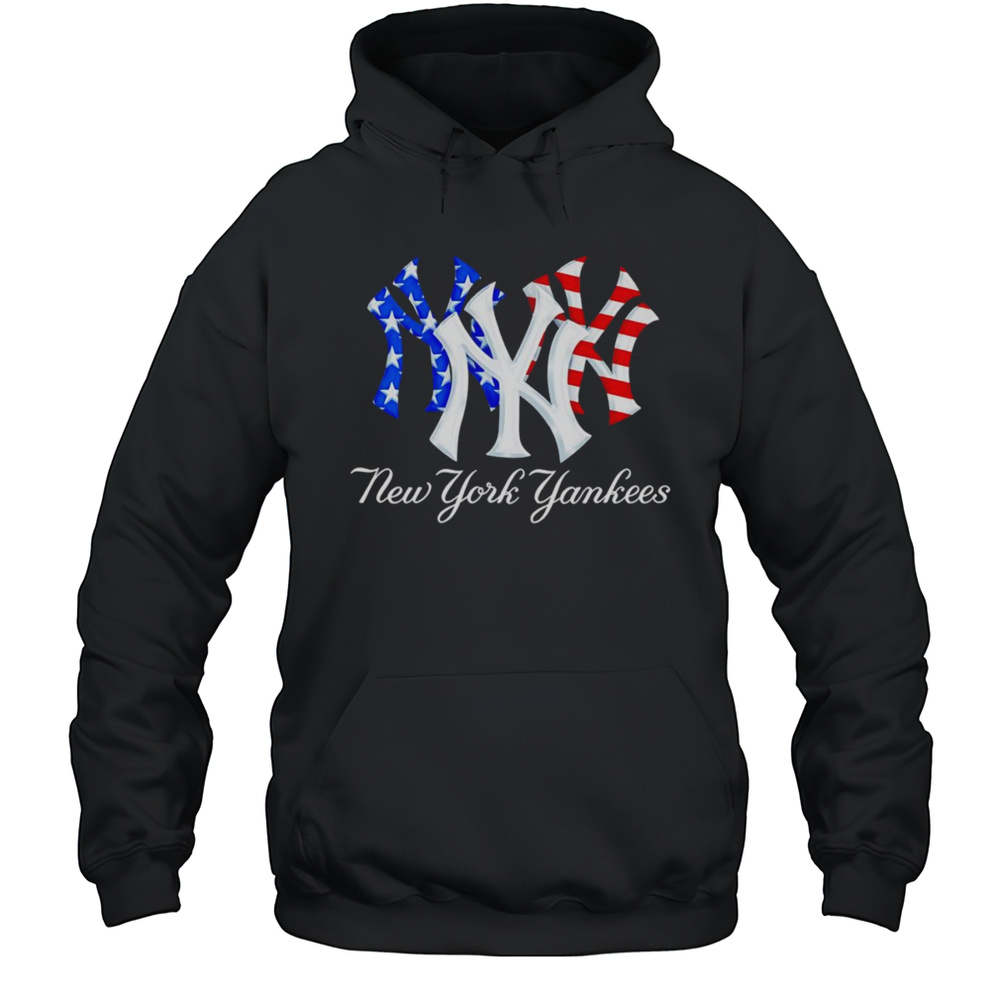 American Flag New York Yankees Shirt Unisex Hoodie