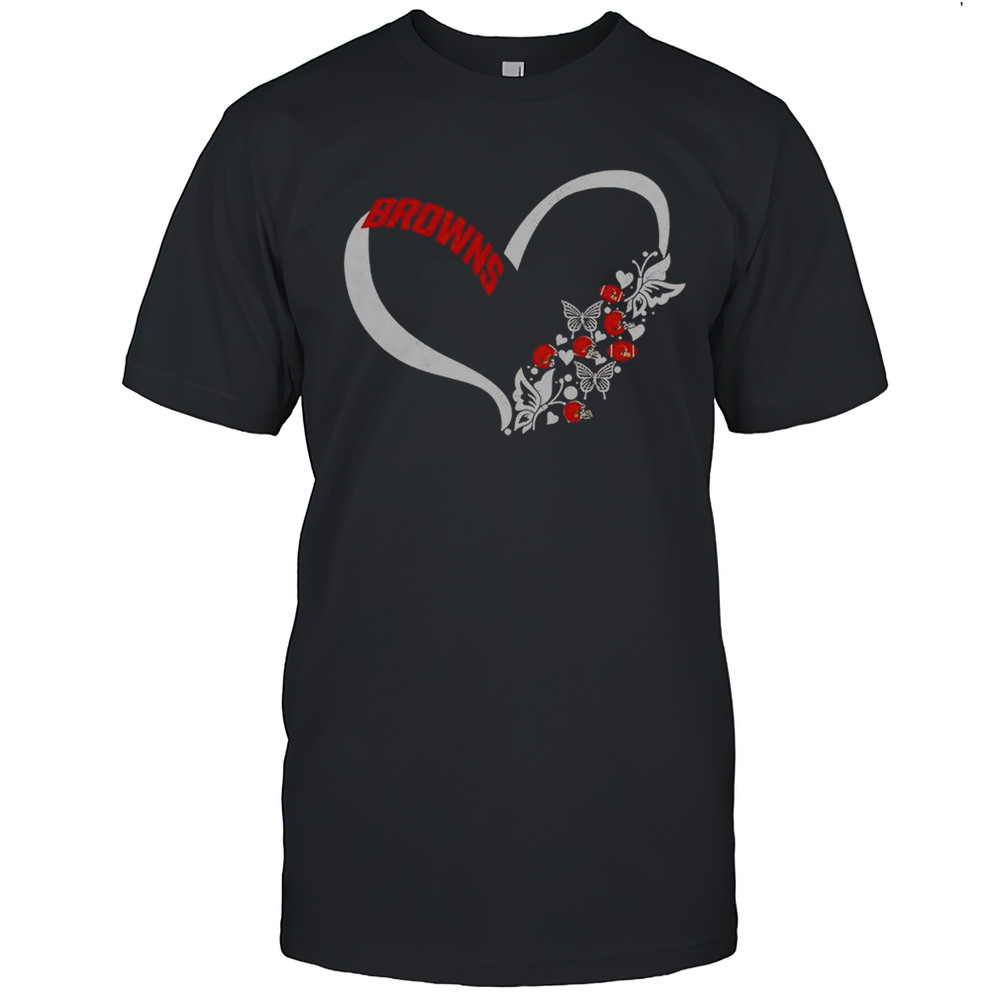 Butterflies In My Stomach Cleveland Browns NFL T-Shirt