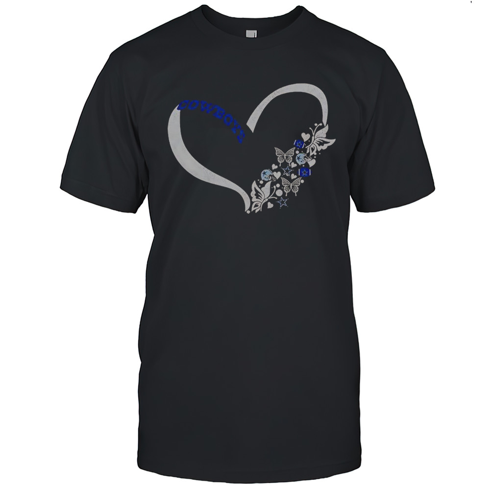 Butterflies In My Stomach Dallas Cowboys NFL T-Shirt
