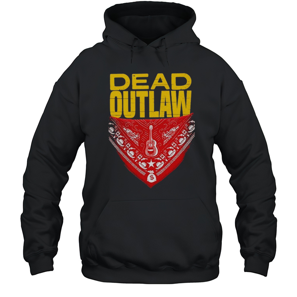 Dead Outlaw Guitar Logo T-shirt Unisex Hoodie