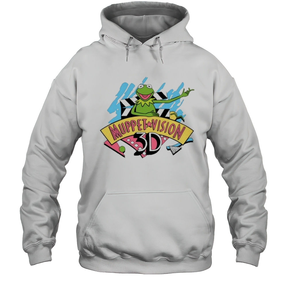 Frog The Kermit Muppet Vision 3D T-shirt Unisex Hoodie
