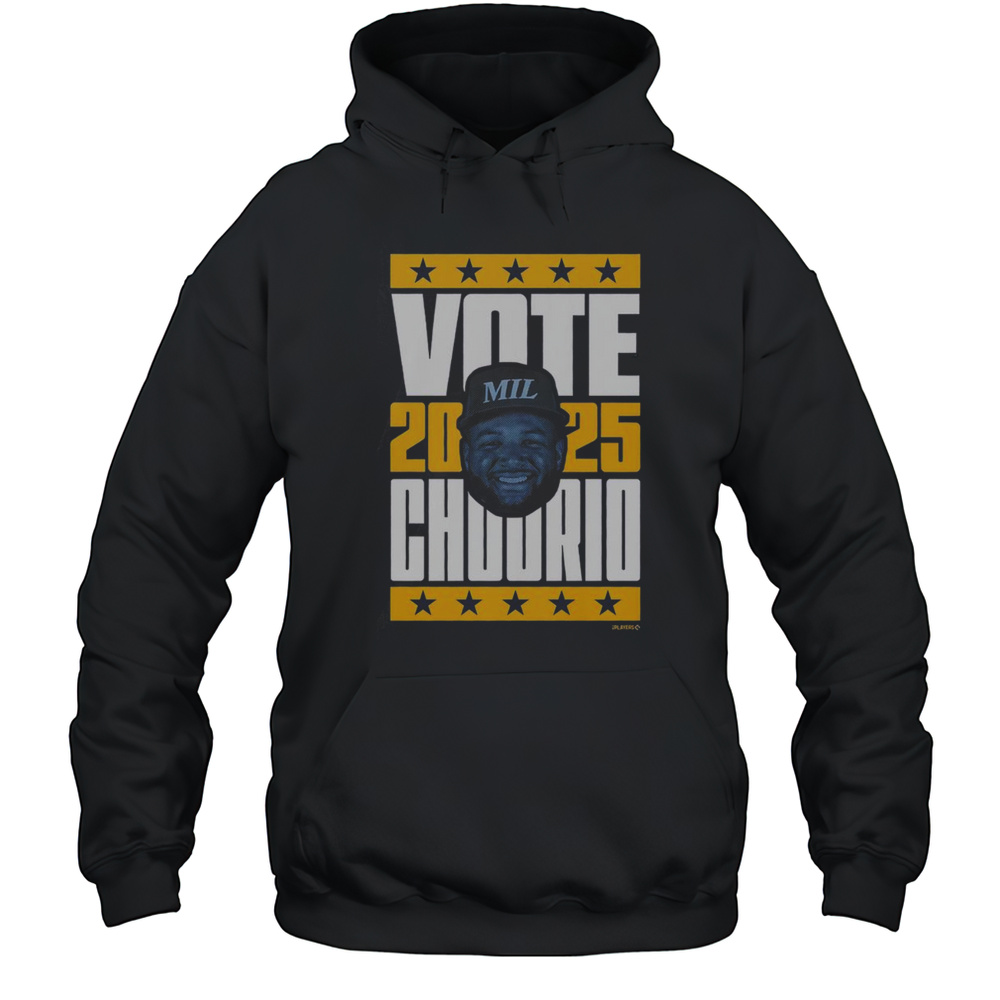 Good Jackson Chourio 2025 Vote T-Shirt Unisex Hoodie